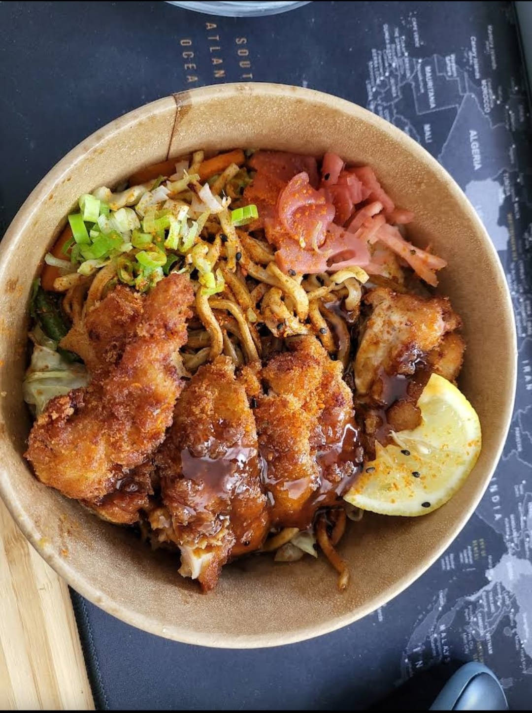 Japanese street food background